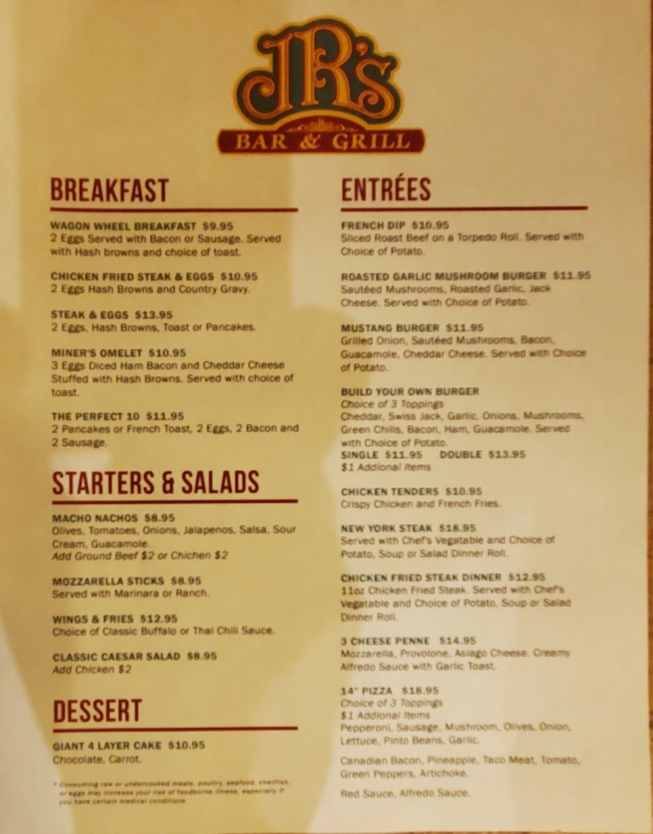 Jr's Bar & Grill Menu - Image 4